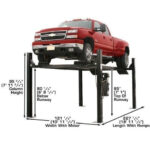 Atlas PRO9000 4 Post Lift + RJ35 Sliding Jacks Combo - Image 8