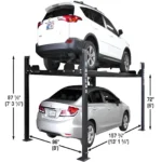 Atlas Apex 8, 8,000 lb 4 Post Vehicle Storage Lift – ALI Certified - Image 4