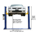 Atlas 9KBPX 9,000 lb Baseplate 2 Post Lift w/ LMA Combo - Image 5