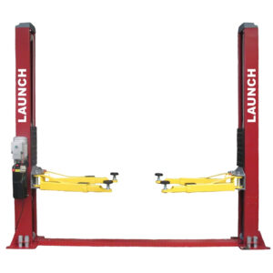 Launch Tech USA TLT240SB 9,000 lb Two Post Floor Plate – Symmetric – RED