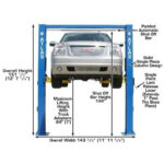 Atlas OHX10000X 10,000 lb Extra Tall 2-Post Lift - Image 4