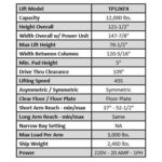 Tuxedo TP12KFX 12,000 lb Floor-Plate Two-Post Lift - Image 3