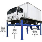 Atlas PVL14 - 14,000 lb ALI 4-Post Lift + RJ7000 Jacks - Image 2