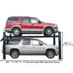 Atlas PRO9000 4 Post Lift + RJ35 Sliding Jacks Combo - Image 6