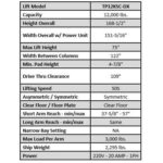 iDEAL TP12KSC-DX 12,000 lb Two Post Lift — Direct Drive ALI Certified W/PU - Image 6