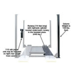 Atlas PRO8000EXT 4 Post Lift + RJ35 Sliding Jacks Combo - Image 7