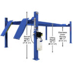 Atlas Platinum PVL14 4 Post Lift + RJ7000 & Alignment Kit ALI Certified Combo - Image 7