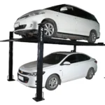 APlusLift 8000LB 4-Post Portable Storage Service Car Lift Auto Hoist (HW-8S)