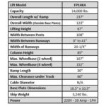 Tuxedo FP14KA 14,000 lb Four Post Alignment Lift – Chain Driven - Image 2