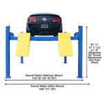Atlas 414 14,000 LB 4-Post Lift + RJ8 Jacks Combo - Image 4