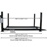 Atlas PRO8000 4 Post Lift + RJ35 Sliding Jacks Combo - Image 10