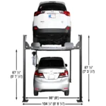 Atlas Apex 8, 8,000 lb 4 Post Vehicle Storage Lift – ALI Certified - Image 5
