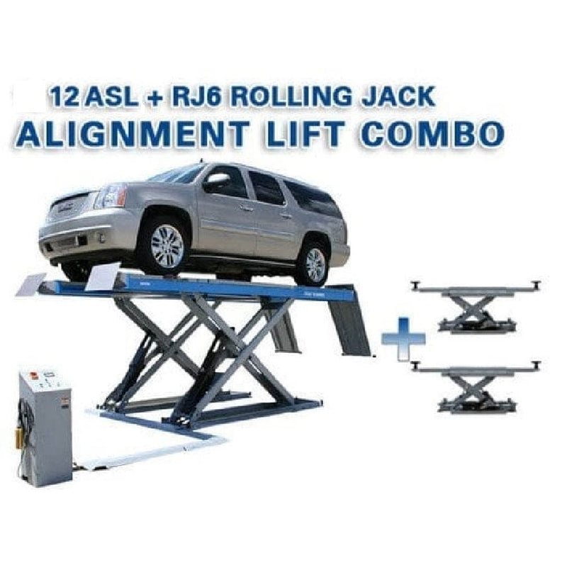 feecd6_f475374f71914b98bb5f07c9098ce0b4mv2.jpg Atlas 12ASL - 12,000 lb Scissor Alignment Lift + RJ6 Jacks - Image 1