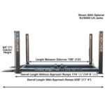 Atlas 408SL 8,000 lb. Super Deluxe 4-Post Lift - Image 9
