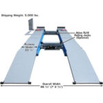 Atlas 12ASL - 12,000 lb Scissor Alignment Lift + RJ6 Jacks - Image 9
