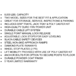 Tuxedo FP8K-DX - 8,000 lb Storage & Service Lift - Image 6