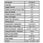 Tuxedo TP12KC-D 12,000 lb Clear-Floor Direct-Drive Two-Post Lift - Image 5
