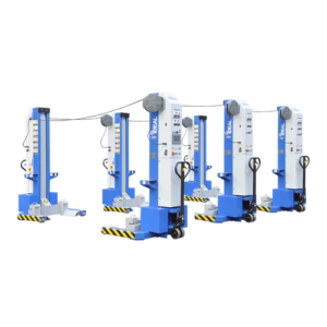 iDEAL MSC-13K-B-678 Mobile Column Lift, Six Column Set, 78,000 lbs.