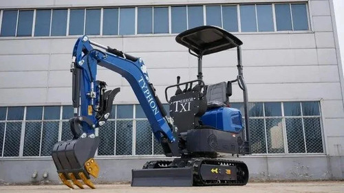 TYPHON TERROR XI STORM Mini Excavator 1.1 Ton Trench Digger with Boom