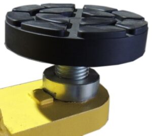Tuxedo TP9KSCX low-profile spin-up lift pad detail